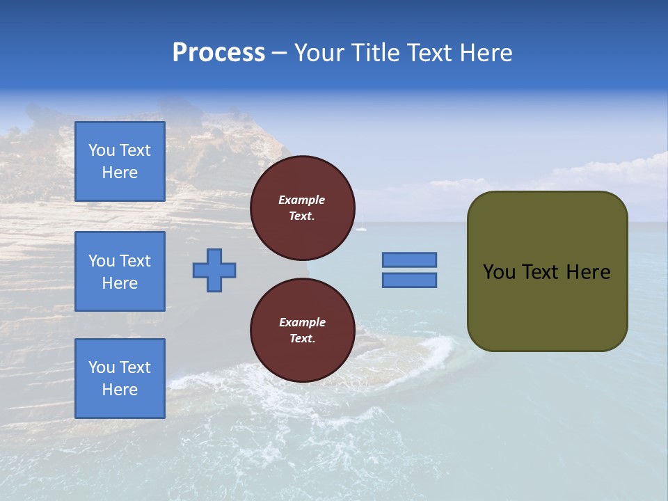 Cliff By The Sea PowerPoint Template