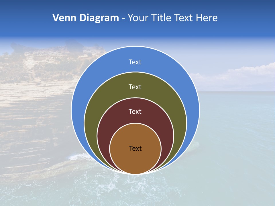 Cliff By The Sea PowerPoint Template
