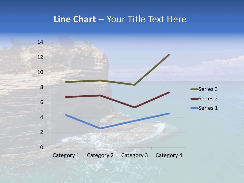 Cliff By The Sea PowerPoint Template
