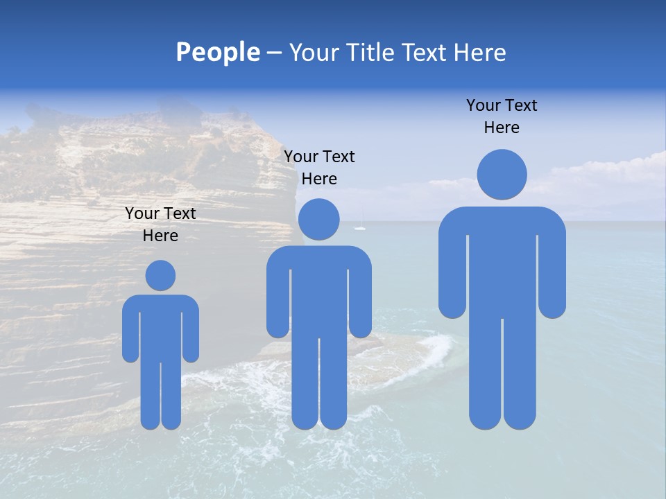 Cliff By The Sea PowerPoint Template