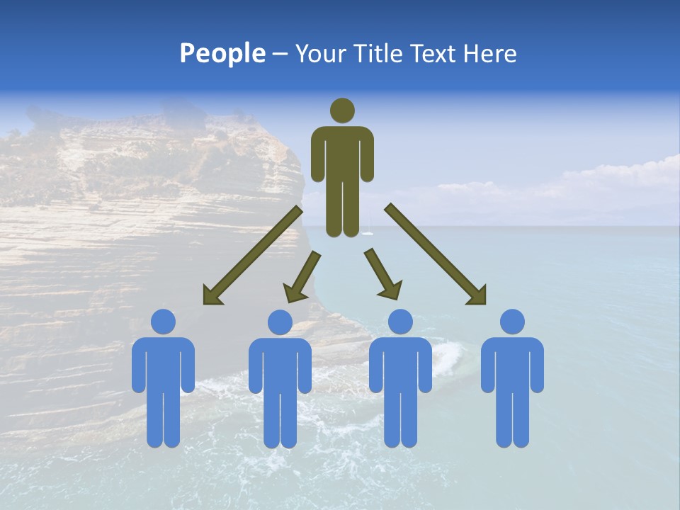 Cliff By The Sea PowerPoint Template