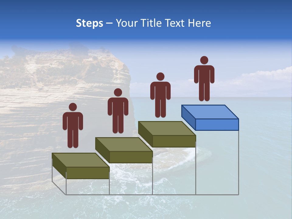 Cliff By The Sea PowerPoint Template