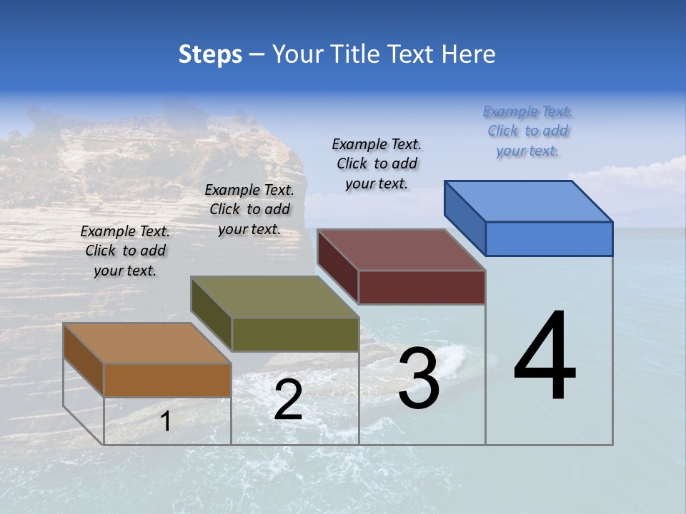 Cliff By The Sea PowerPoint Template
