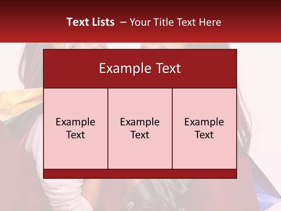 Two Young Women Are Holding Shopping Bags And Smiling PowerPoint Template