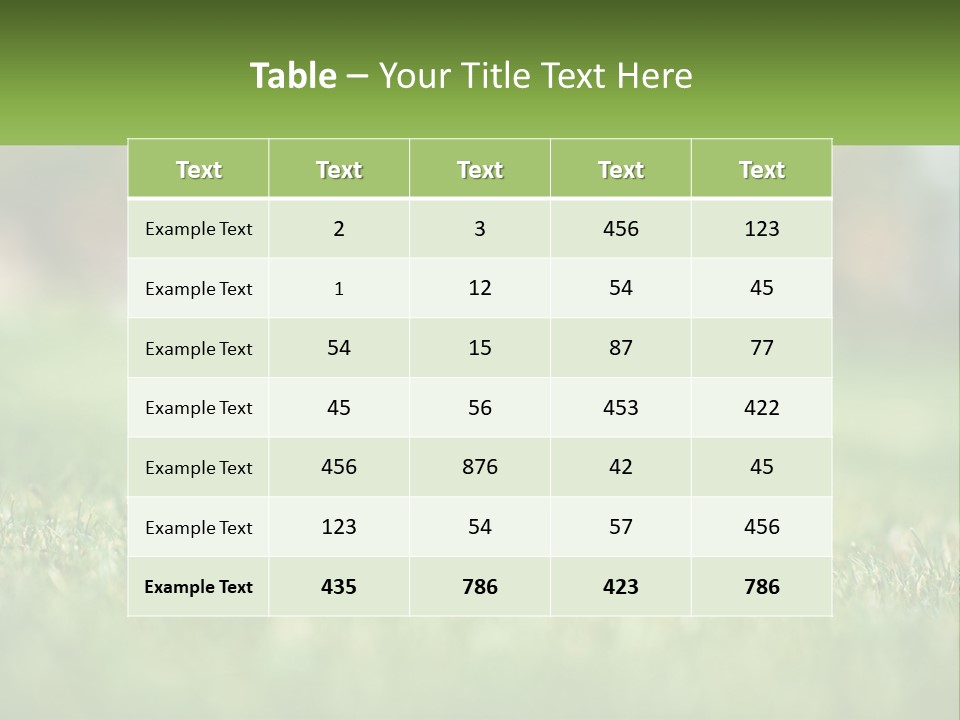 Two Small Kittens Are Sitting In The Grass PowerPoint Template