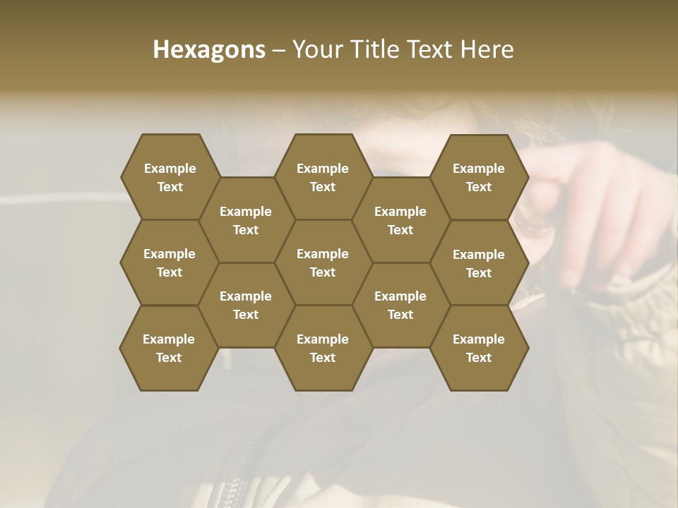 A Young Boy Is Smiling And Pointing At The Camera PowerPoint Template