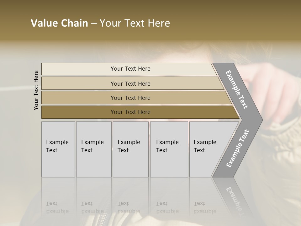 A Young Boy Is Smiling And Pointing At The Camera PowerPoint Template