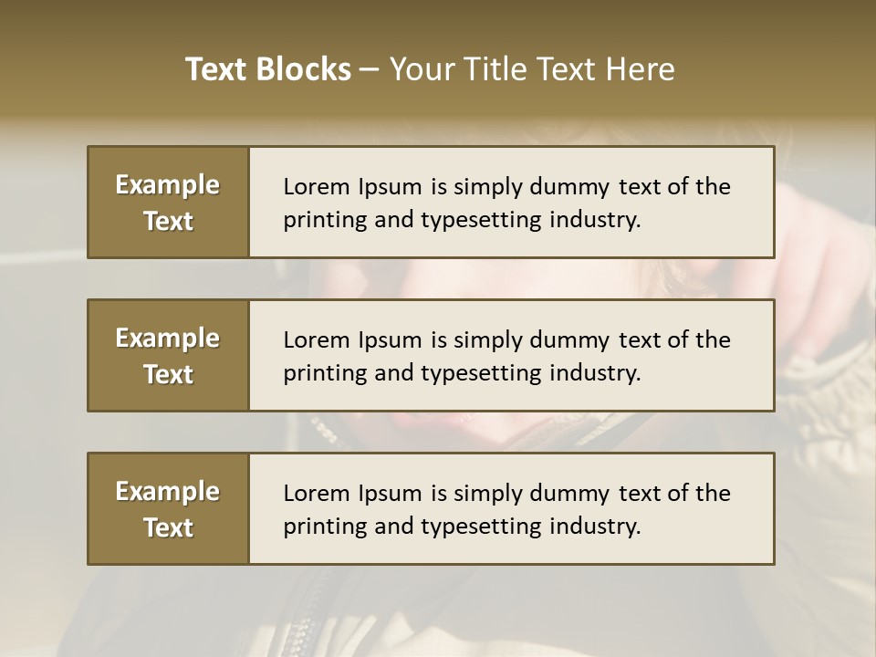 A Young Boy Is Smiling And Pointing At The Camera PowerPoint Template
