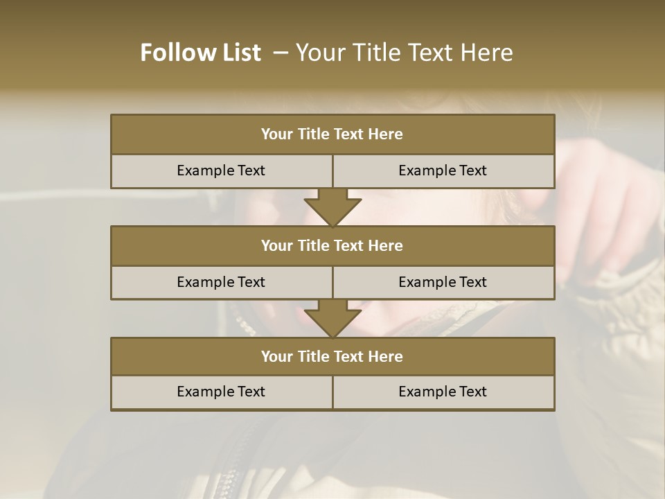 A Young Boy Is Smiling And Pointing At The Camera PowerPoint Template
