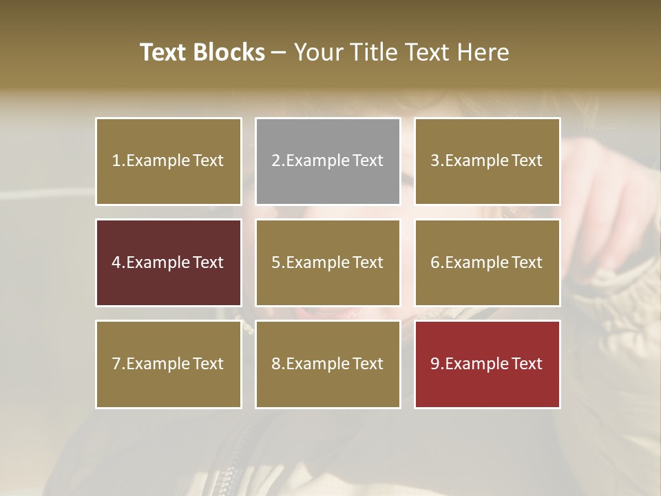 A Young Boy Is Smiling And Pointing At The Camera PowerPoint Template