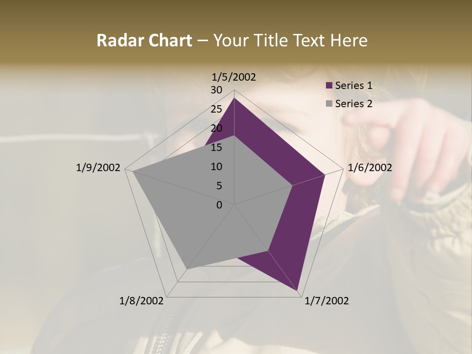 A Young Boy Is Smiling And Pointing At The Camera PowerPoint Template