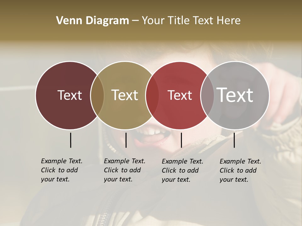 A Young Boy Is Smiling And Pointing At The Camera PowerPoint Template