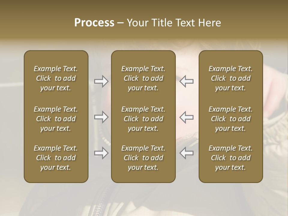 A Young Boy Is Smiling And Pointing At The Camera PowerPoint Template