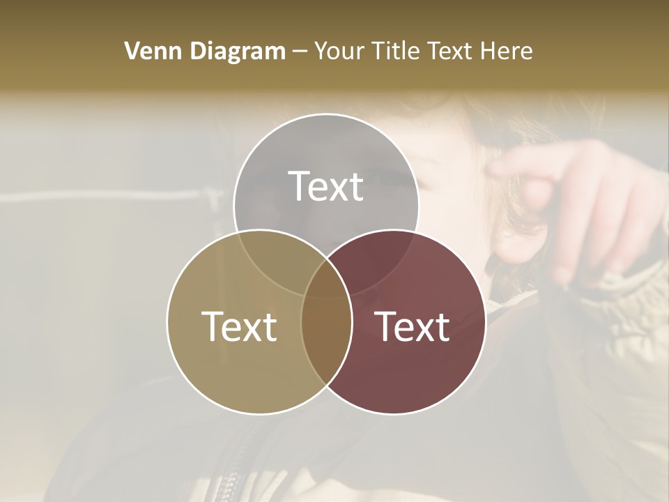 A Young Boy Is Smiling And Pointing At The Camera PowerPoint Template