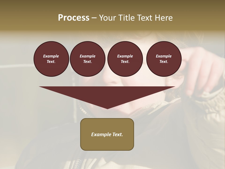 A Young Boy Is Smiling And Pointing At The Camera PowerPoint Template