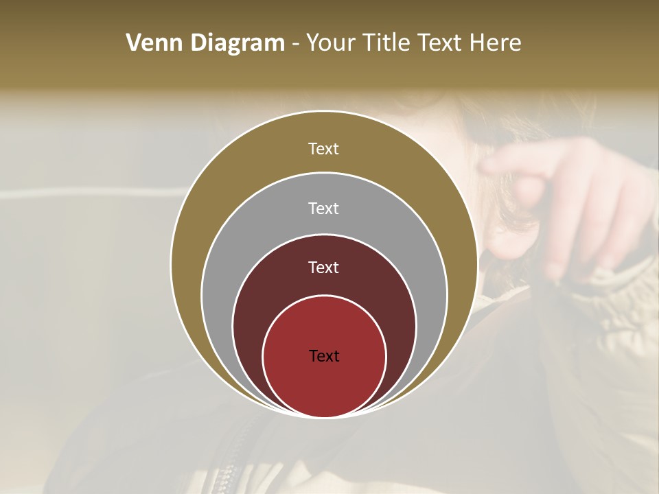 A Young Boy Is Smiling And Pointing At The Camera PowerPoint Template