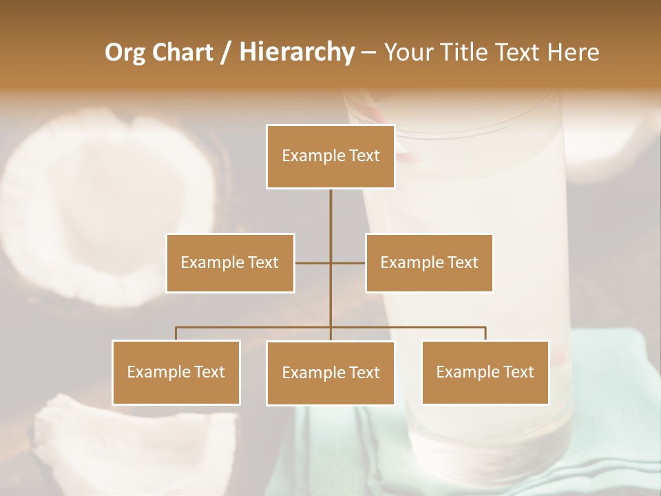 A Glass Of Milk With A Straw On A Table PowerPoint Template