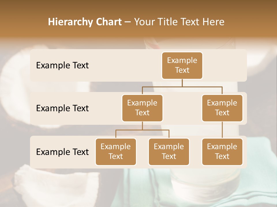 A Glass Of Milk With A Straw On A Table PowerPoint Template