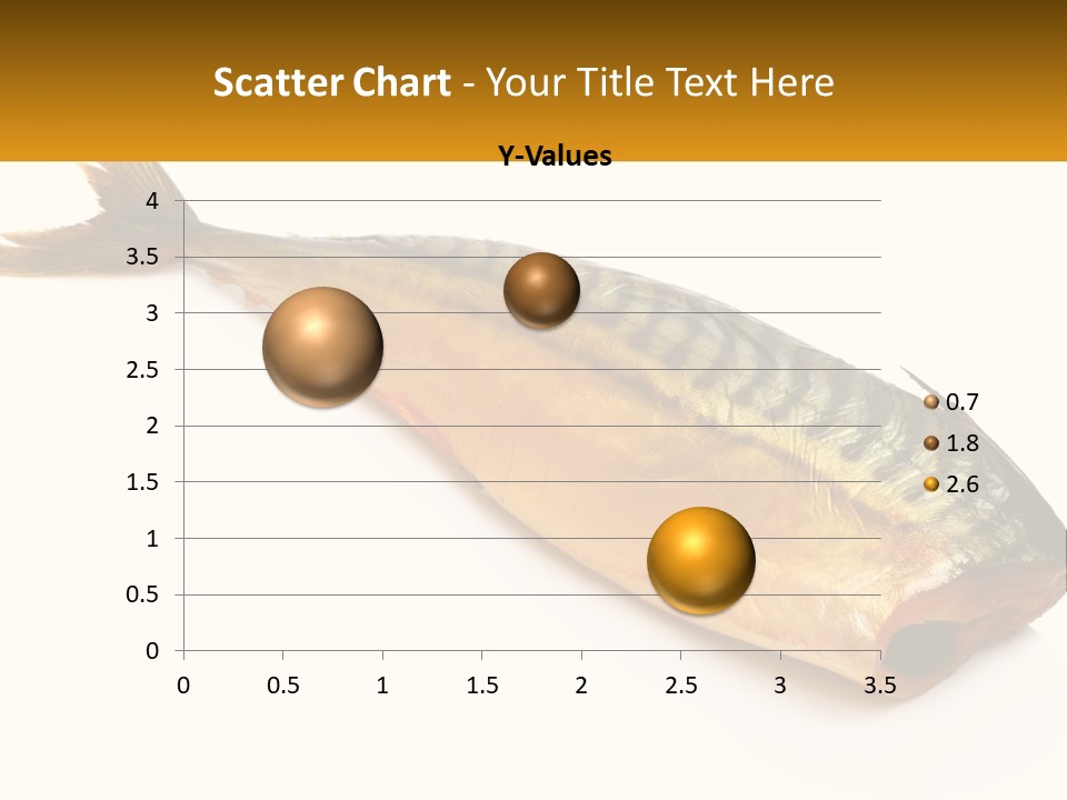 A Fish Is Shown On A White Background PowerPoint Template