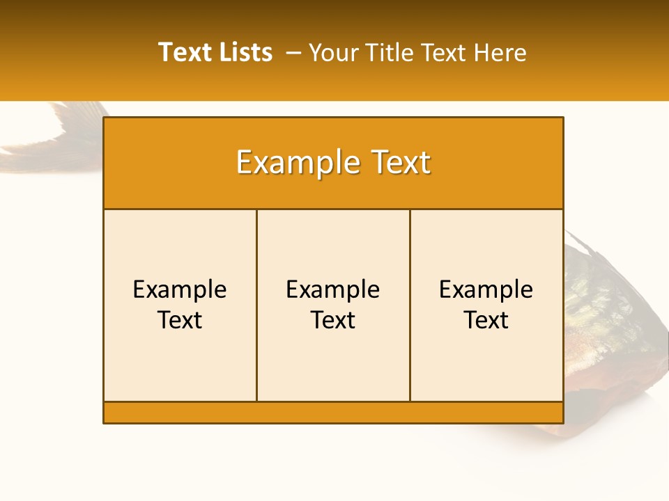 A Fish Is Shown On A White Background PowerPoint Template