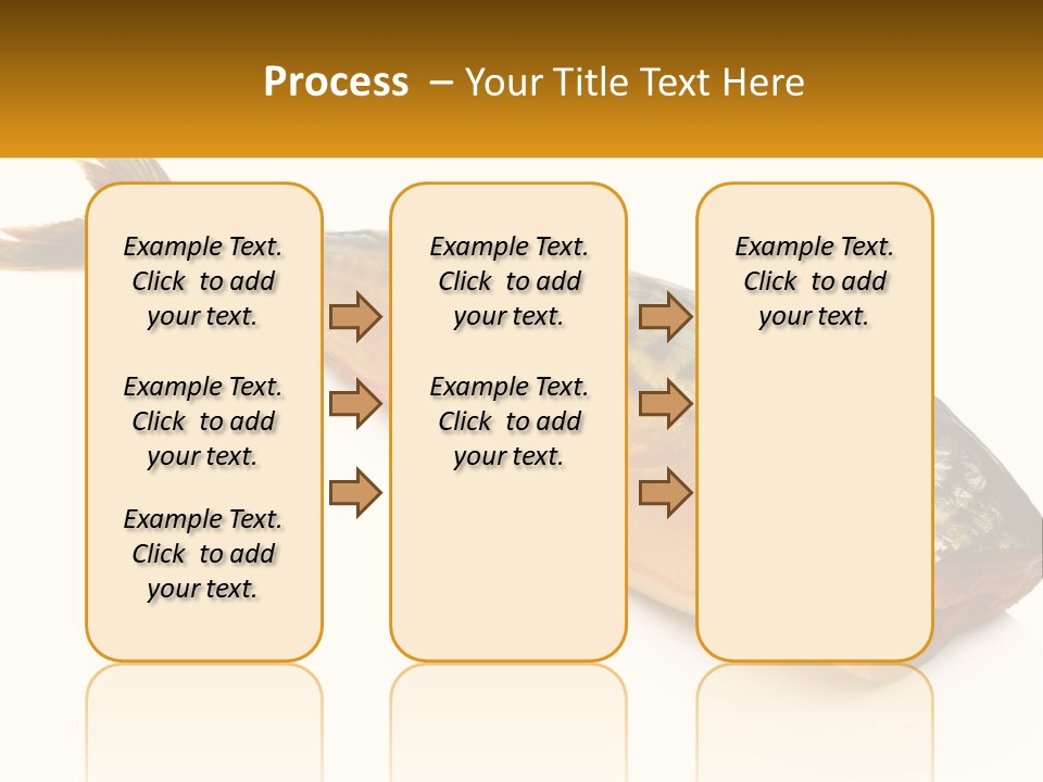 A Fish Is Shown On A White Background PowerPoint Template
