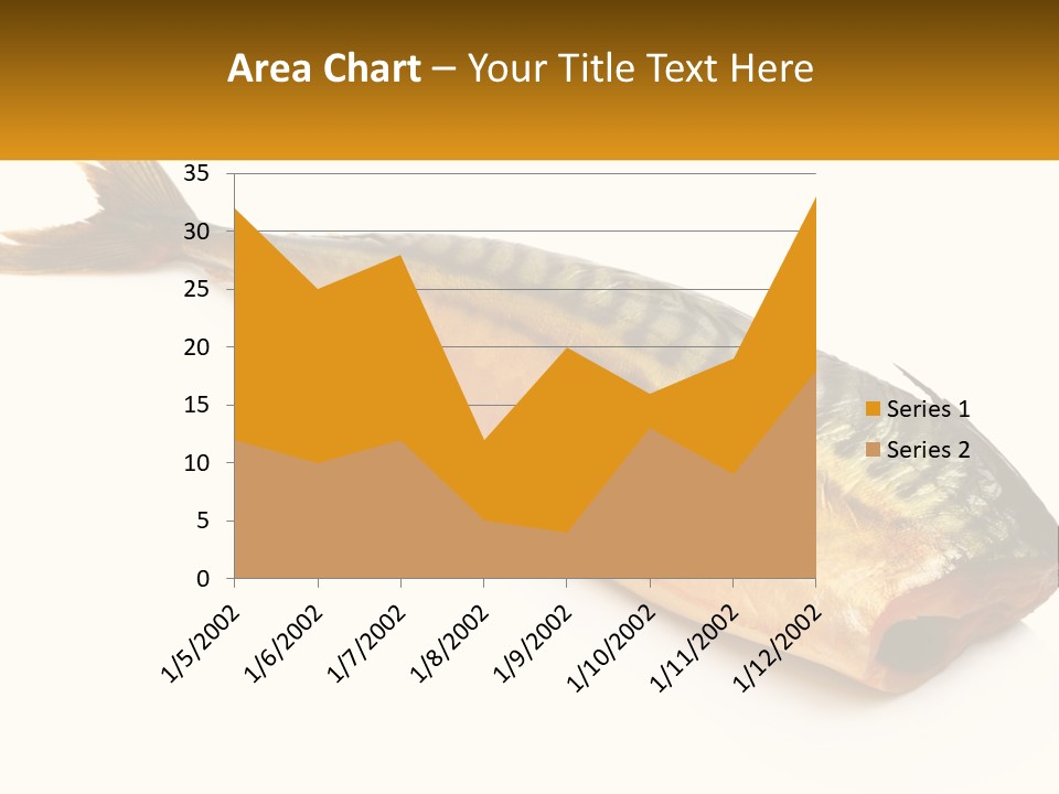 A Fish Is Shown On A White Background PowerPoint Template