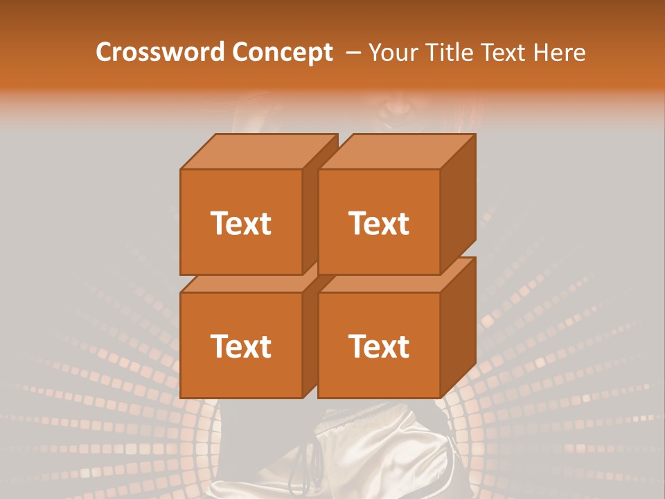 A Woman In A Black Dress Is Dancing PowerPoint Template
