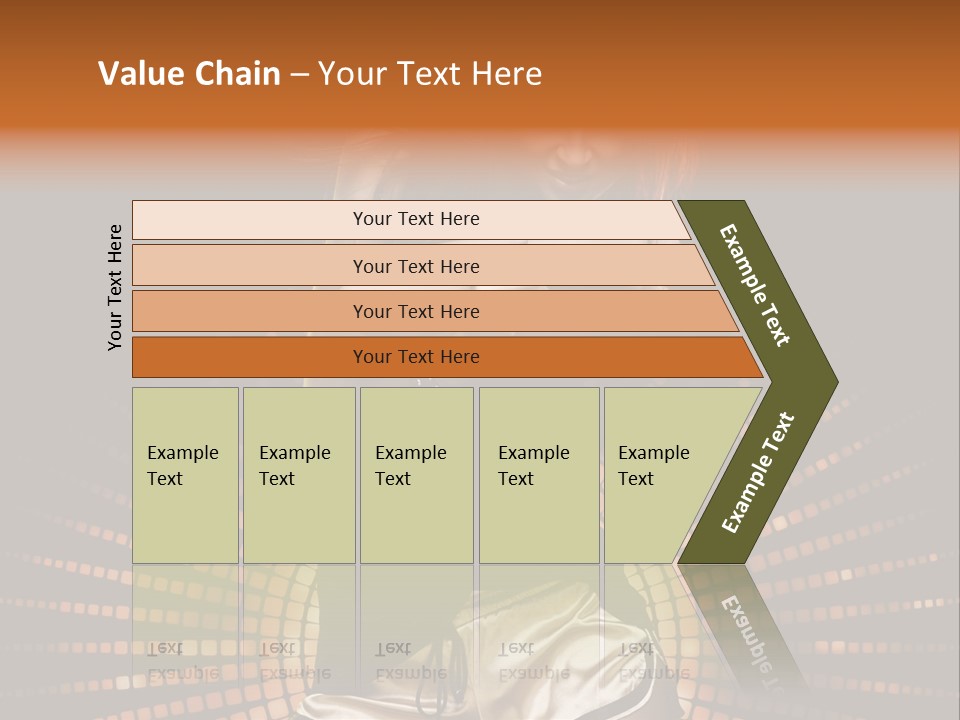 A Woman In A Black Dress Is Dancing PowerPoint Template