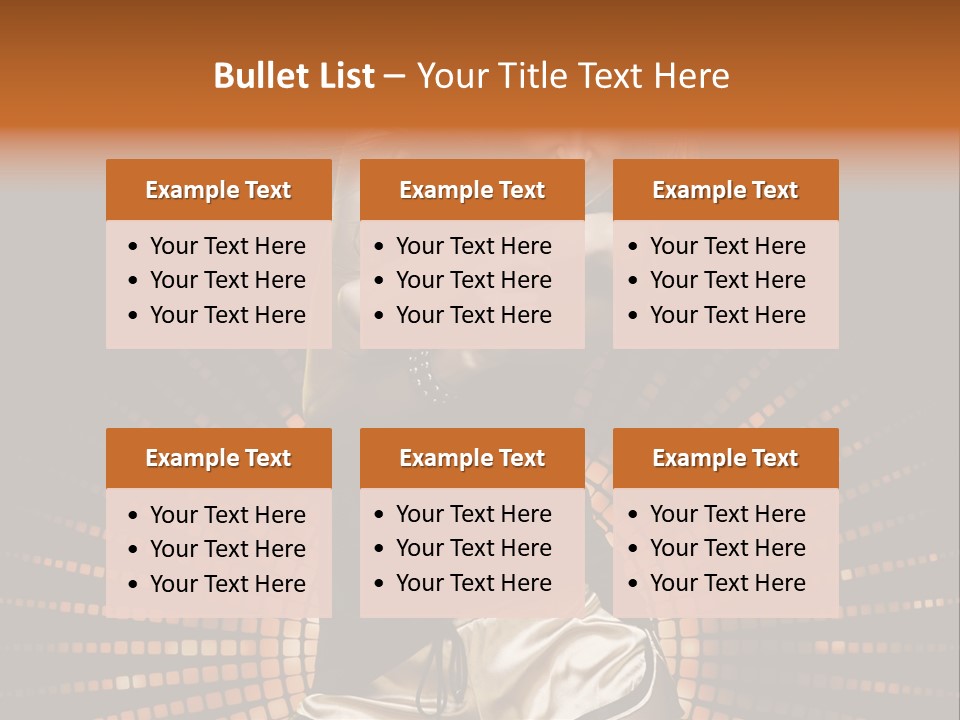 A Woman In A Black Dress Is Dancing PowerPoint Template