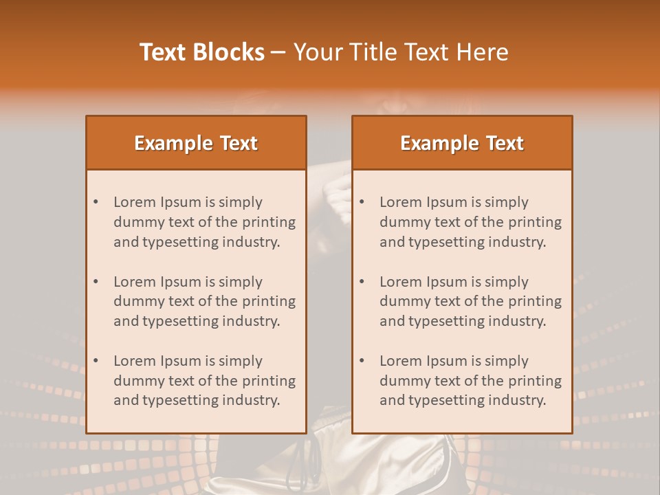 A Woman In A Black Dress Is Dancing PowerPoint Template