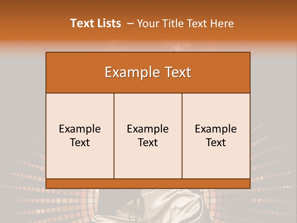 A Woman In A Black Dress Is Dancing PowerPoint Template