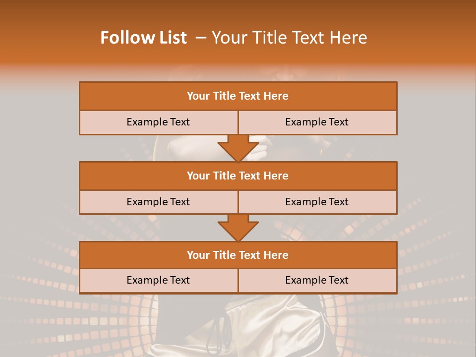 A Woman In A Black Dress Is Dancing PowerPoint Template