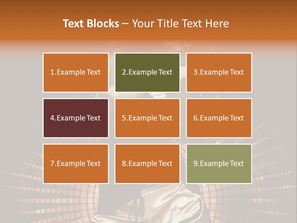 A Woman In A Black Dress Is Dancing PowerPoint Template