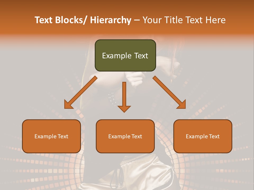 A Woman In A Black Dress Is Dancing PowerPoint Template