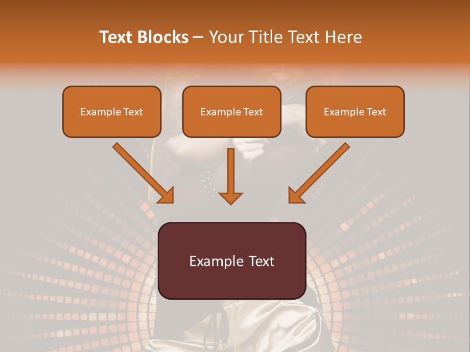 A Woman In A Black Dress Is Dancing PowerPoint Template