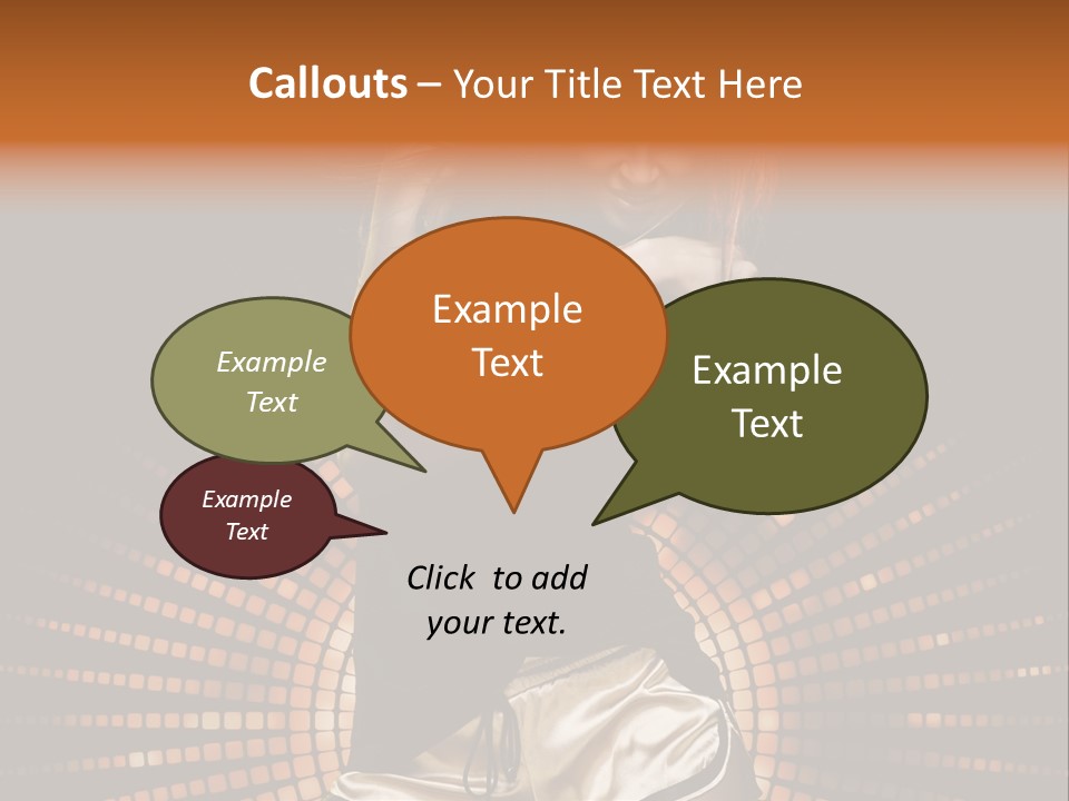 A Woman In A Black Dress Is Dancing PowerPoint Template