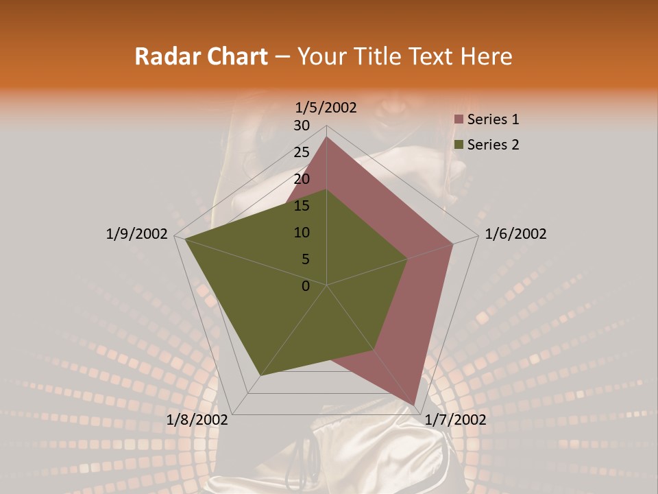 A Woman In A Black Dress Is Dancing PowerPoint Template