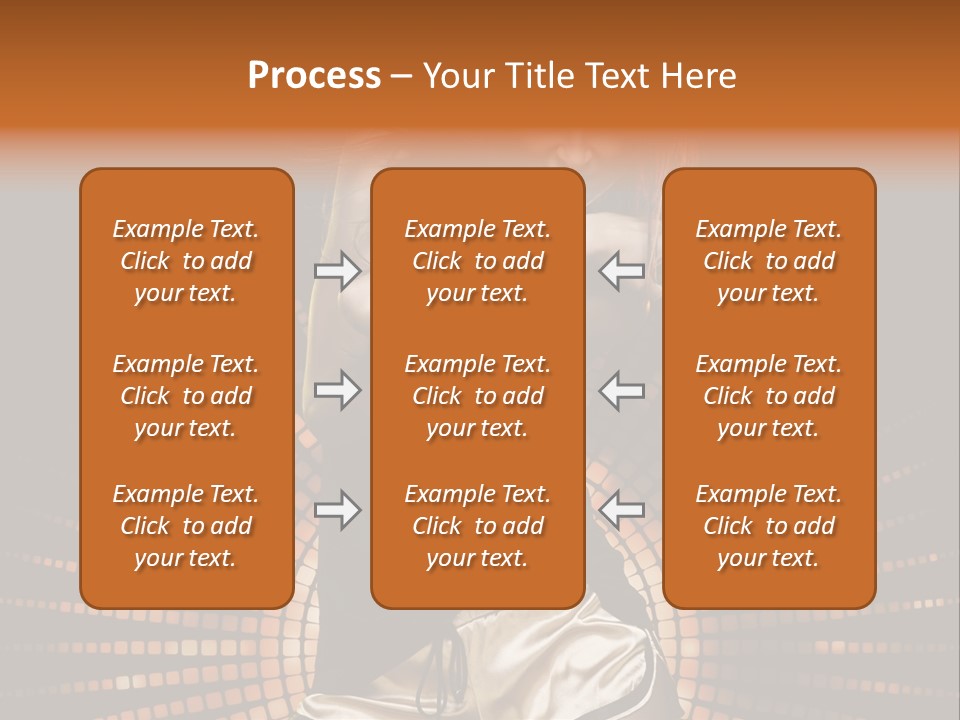 A Woman In A Black Dress Is Dancing PowerPoint Template