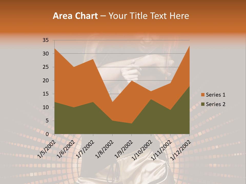 A Woman In A Black Dress Is Dancing PowerPoint Template