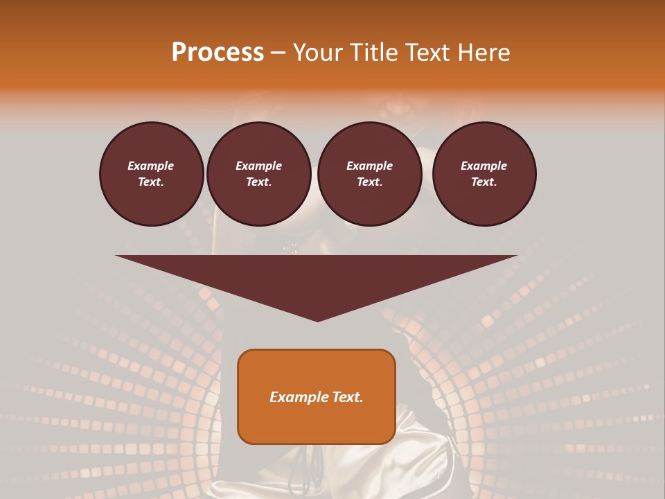 A Woman In A Black Dress Is Dancing PowerPoint Template