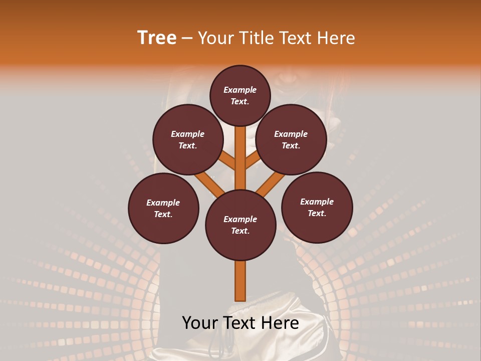 A Woman In A Black Dress Is Dancing PowerPoint Template