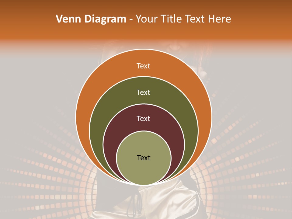 A Woman In A Black Dress Is Dancing PowerPoint Template