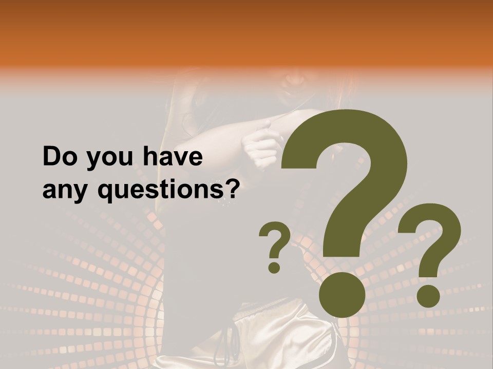 A Woman In A Black Dress Is Dancing PowerPoint Template