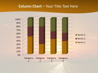 A Road With A Sunset In The Background PowerPoint Template