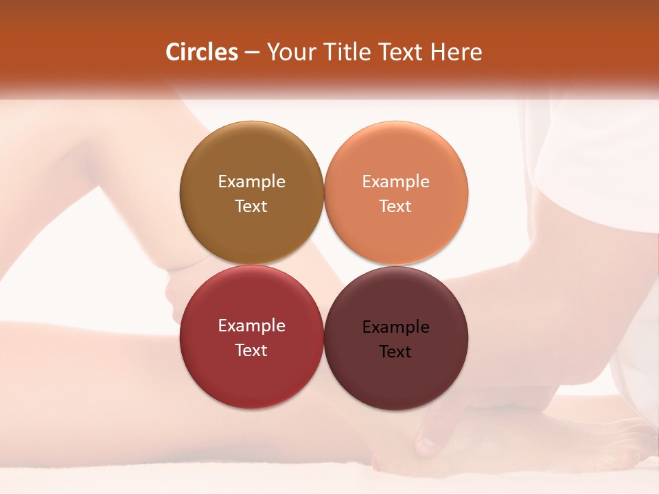 A Person Is Getting A Foot Massage From Another Person PowerPoint Template