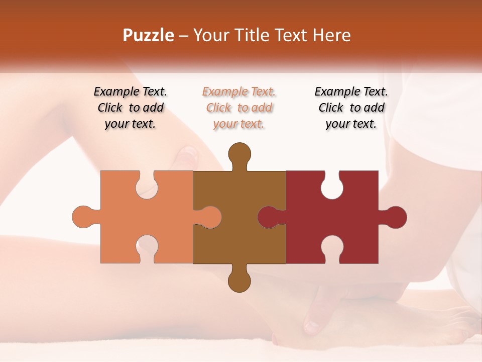 A Person Is Getting A Foot Massage From Another Person PowerPoint Template