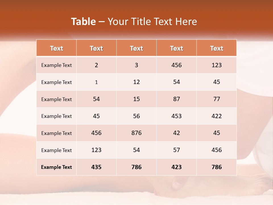 A Person Is Getting A Foot Massage From Another Person PowerPoint Template