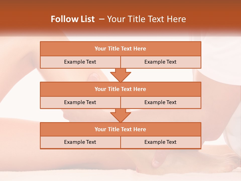 A Person Is Getting A Foot Massage From Another Person PowerPoint Template