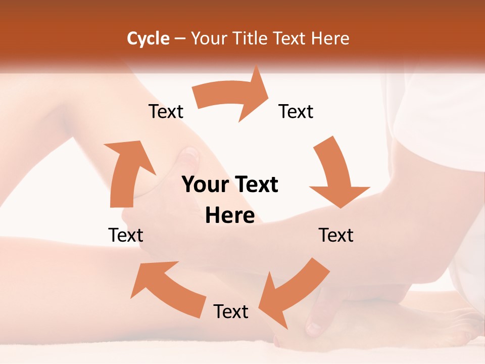 A Person Is Getting A Foot Massage From Another Person PowerPoint Template