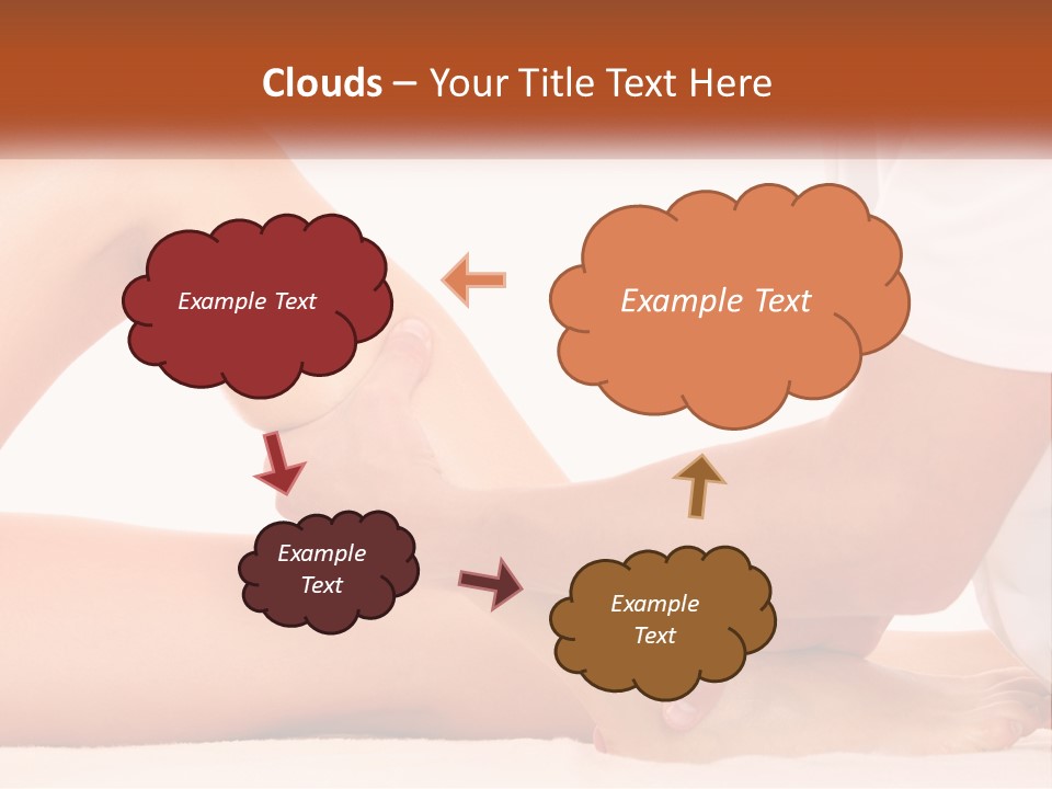 A Person Is Getting A Foot Massage From Another Person PowerPoint Template